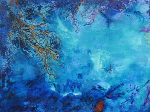 Opening painting by Andrea Soler